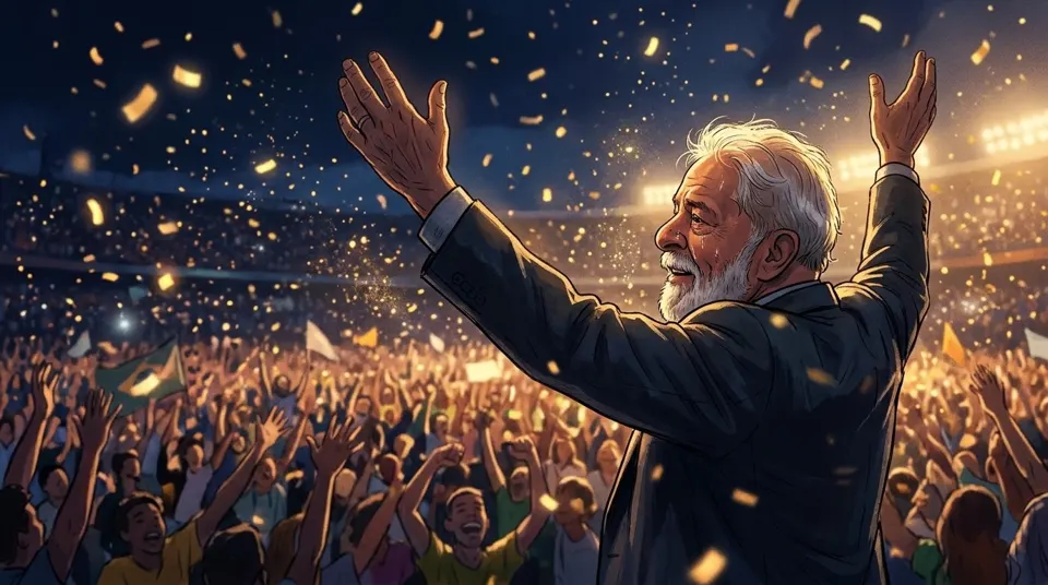 Celebração da vitória em 2026